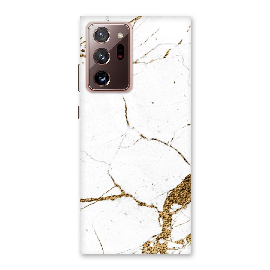 White and Gold Design Back Case for Galaxy Note 20 Ultra