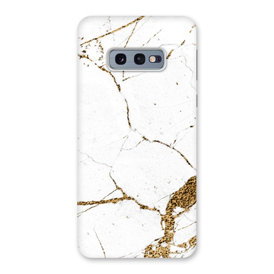 White and Gold Design Back Case for Galaxy S10e