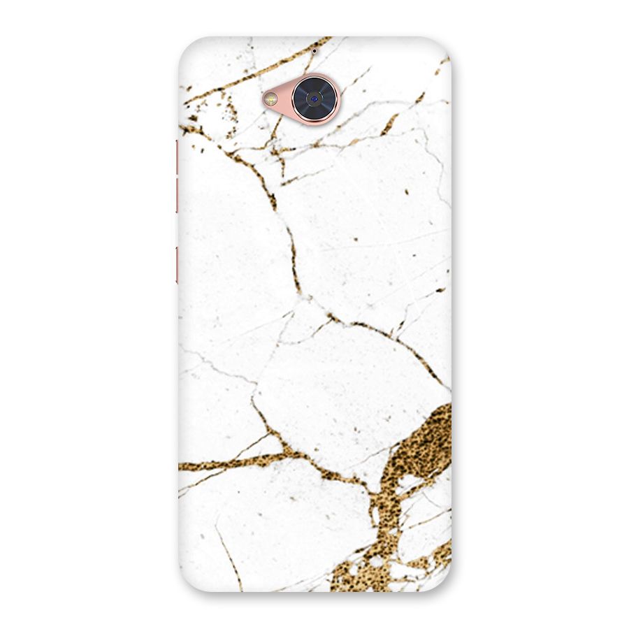 White and Gold Design Back Case for Gionee S6 Pro