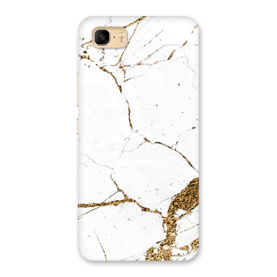 White and Gold Design Back Case for Zenfone 3s Max