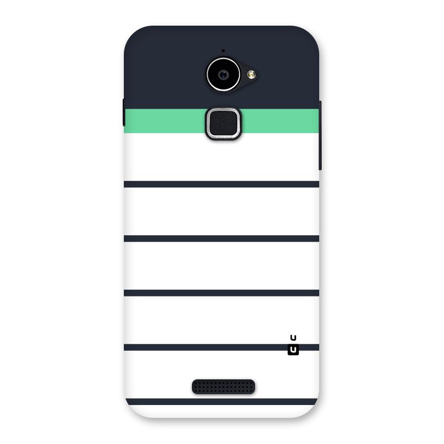 White and Simple Stripes Back Case for Coolpad Note 3 Lite