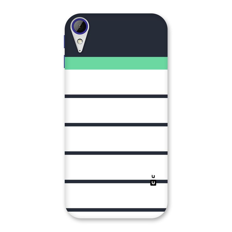White and Simple Stripes Back Case for Desire 830