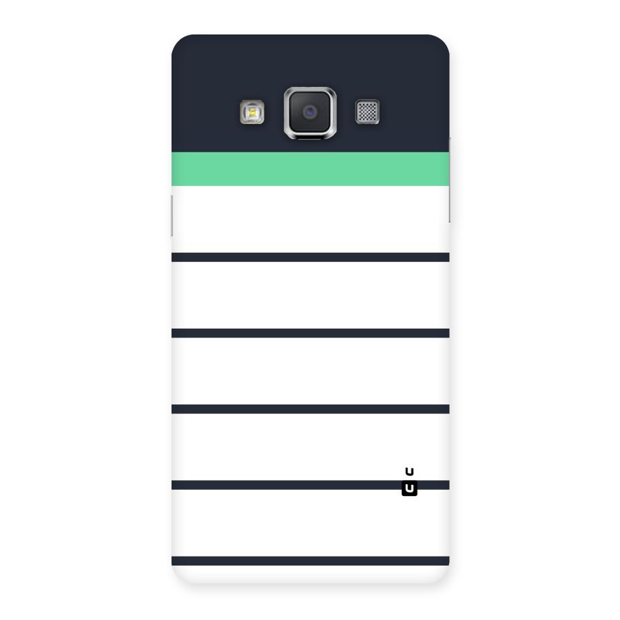 White and Simple Stripes Back Case for Galaxy Grand Max