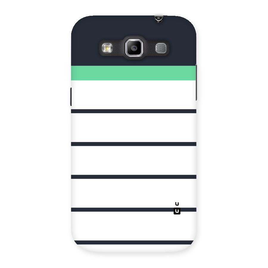 White and Simple Stripes Back Case for Galaxy Grand Quattro