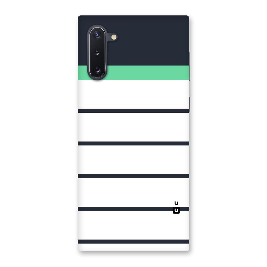 White and Simple Stripes Back Case for Galaxy Note 10
