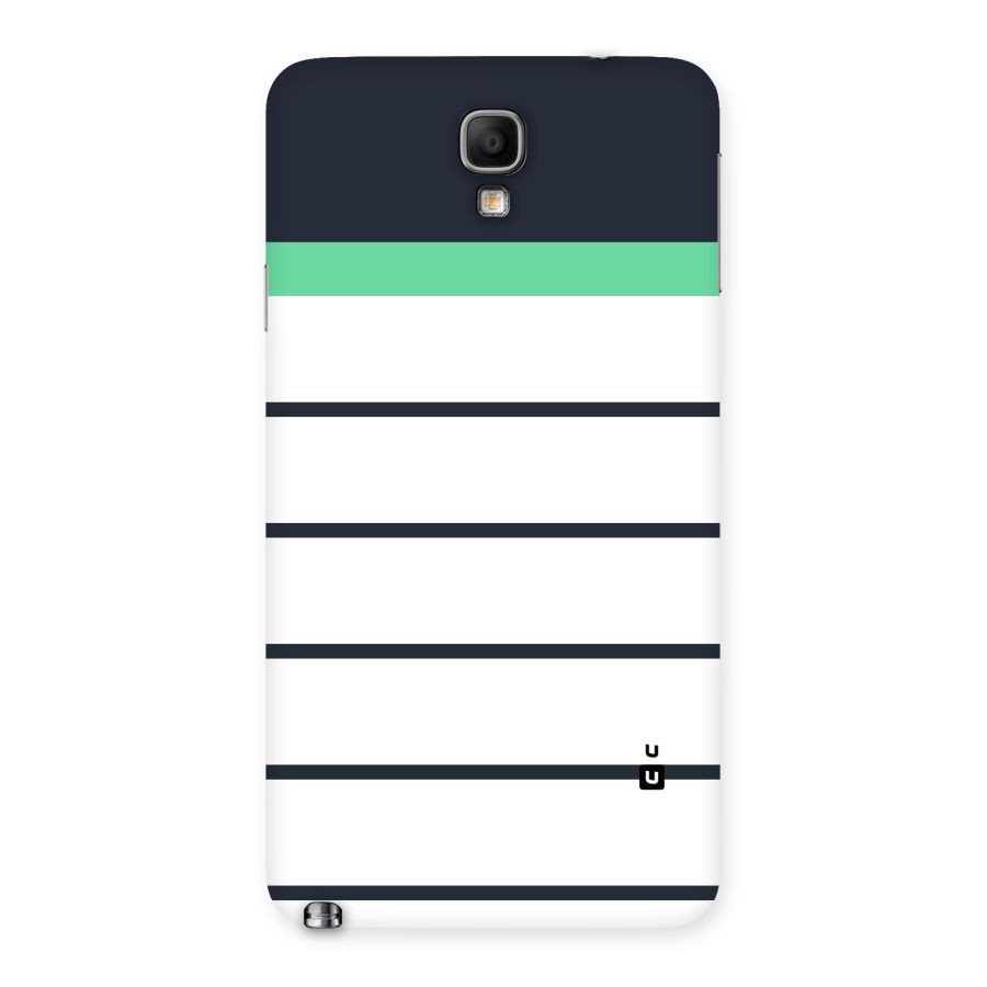 White and Simple Stripes Back Case for Galaxy Note 3 Neo