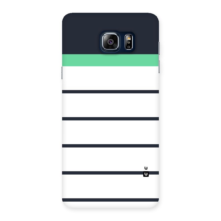 White and Simple Stripes Back Case for Galaxy Note 5