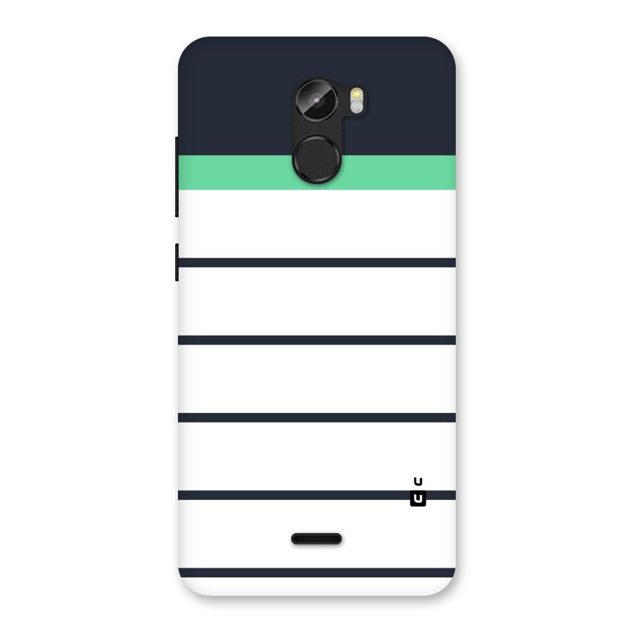 White and Simple Stripes Back Case for Gionee X1