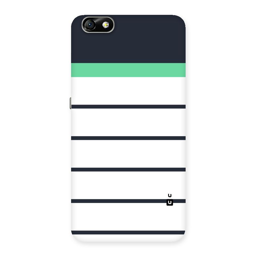 White and Simple Stripes Back Case for Honor 4X