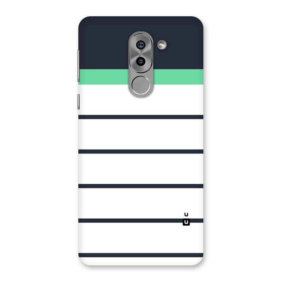 White and Simple Stripes Back Case for Honor 6X