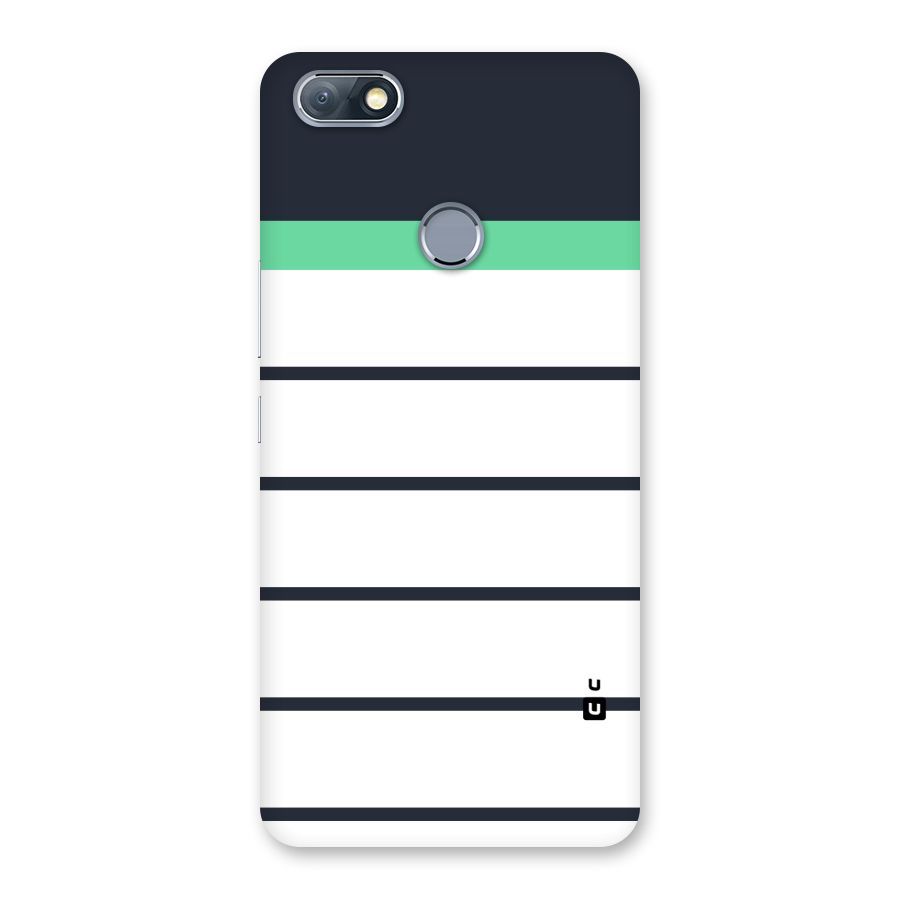White and Simple Stripes Back Case for Infinix Note 5
