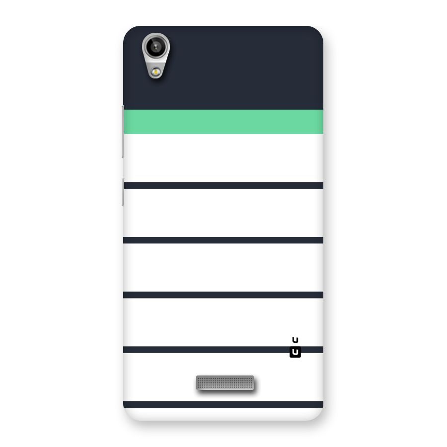 White and Simple Stripes Back Case for Lava-Pixel-V1