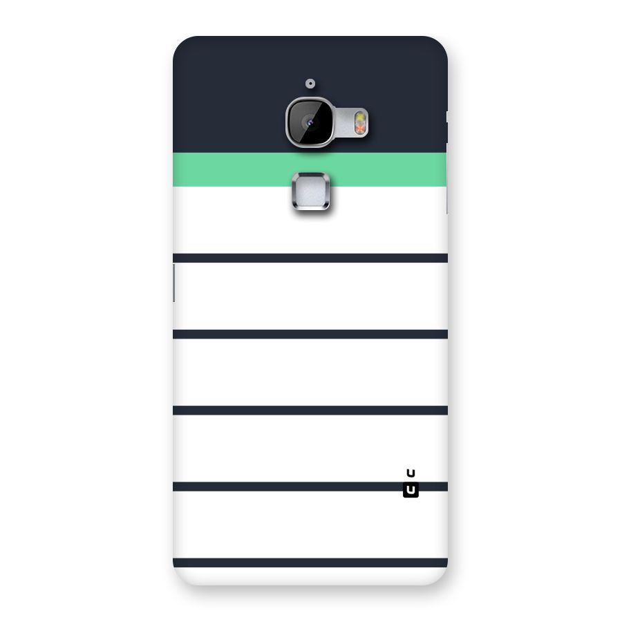 White and Simple Stripes Back Case for LeTv Le Max