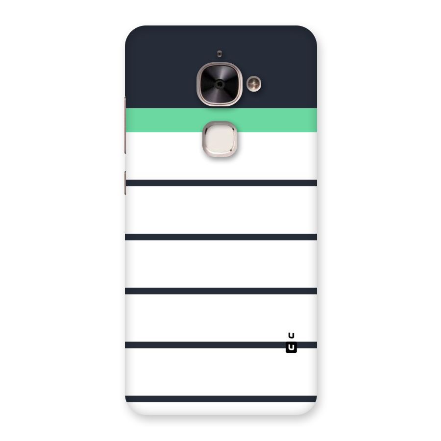 White and Simple Stripes Back Case for Le 2