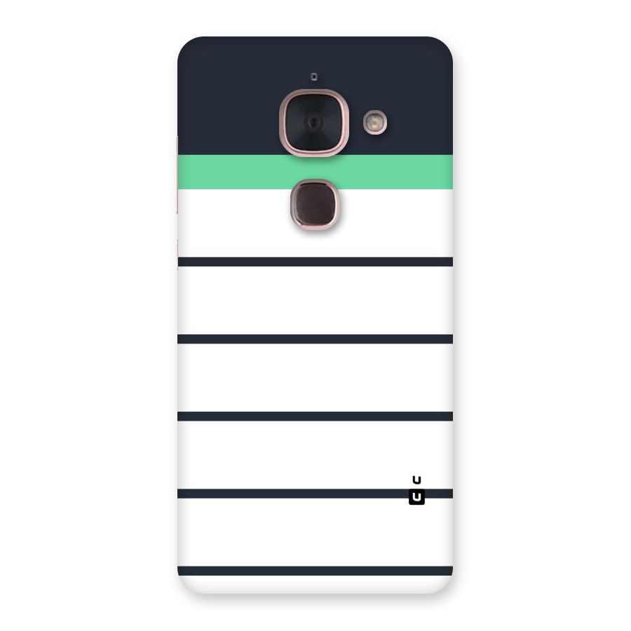 White and Simple Stripes Back Case for Le Max 2