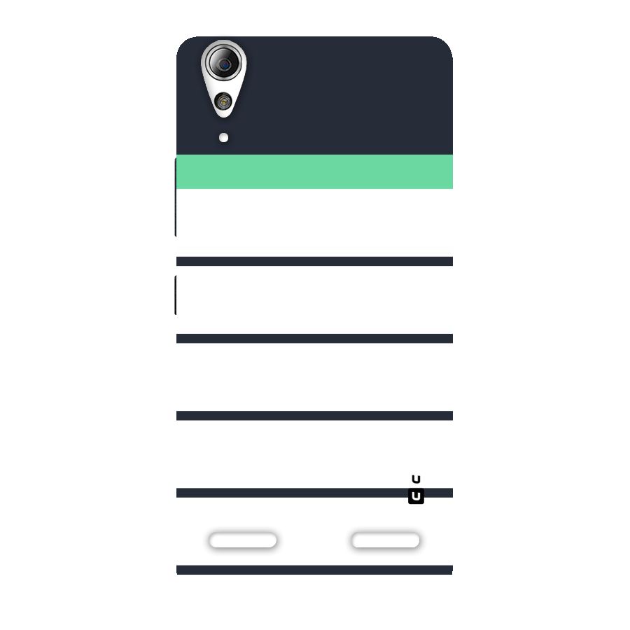 White and Simple Stripes Back Case for Lenovo A6000