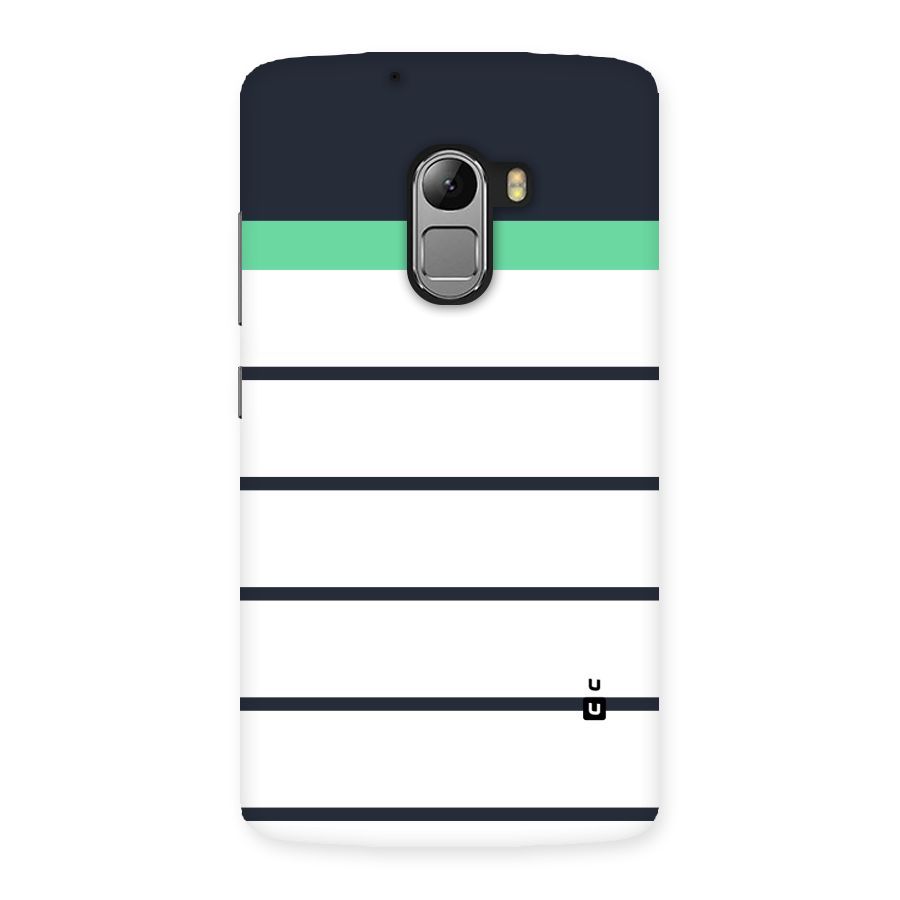 White and Simple Stripes Back Case for Lenovo K4 Note