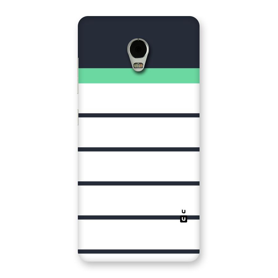 White and Simple Stripes Back Case for Lenovo Vibe P1