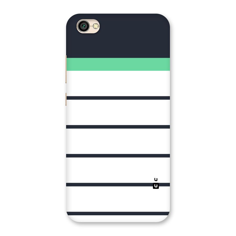 White and Simple Stripes Back Case for Redmi Y1 Lite