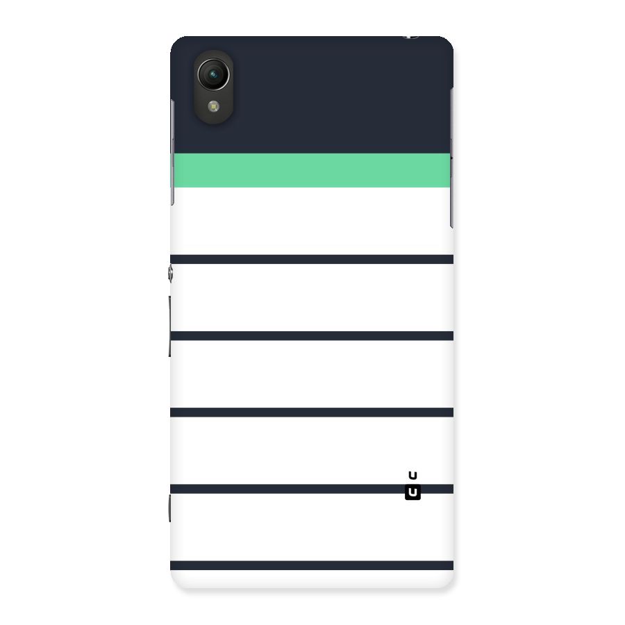 White and Simple Stripes Back Case for Sony Xperia Z2