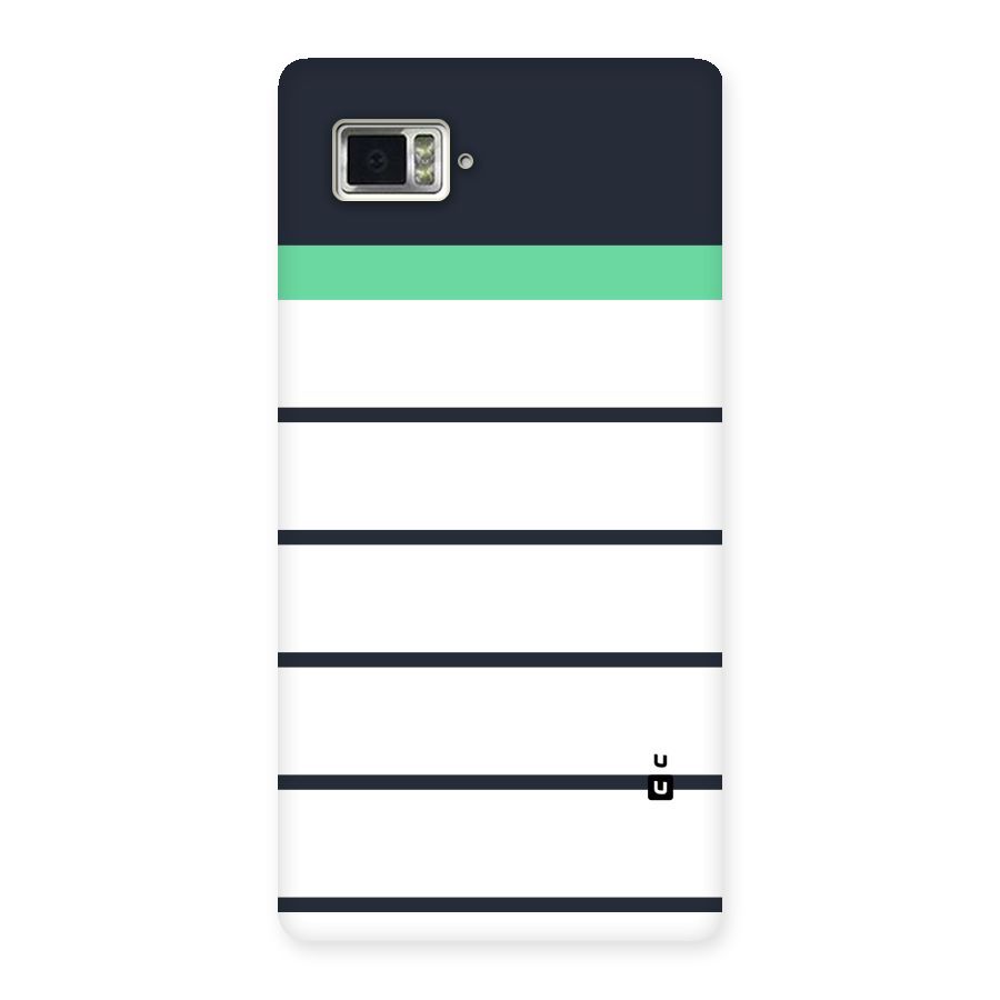 White and Simple Stripes Back Case for Vibe Z2 Pro K920