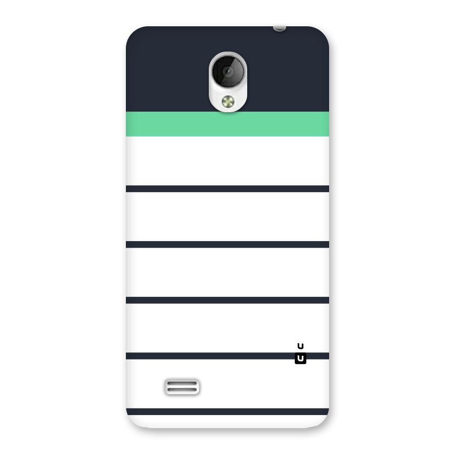 White and Simple Stripes Back Case for Vivo Y21