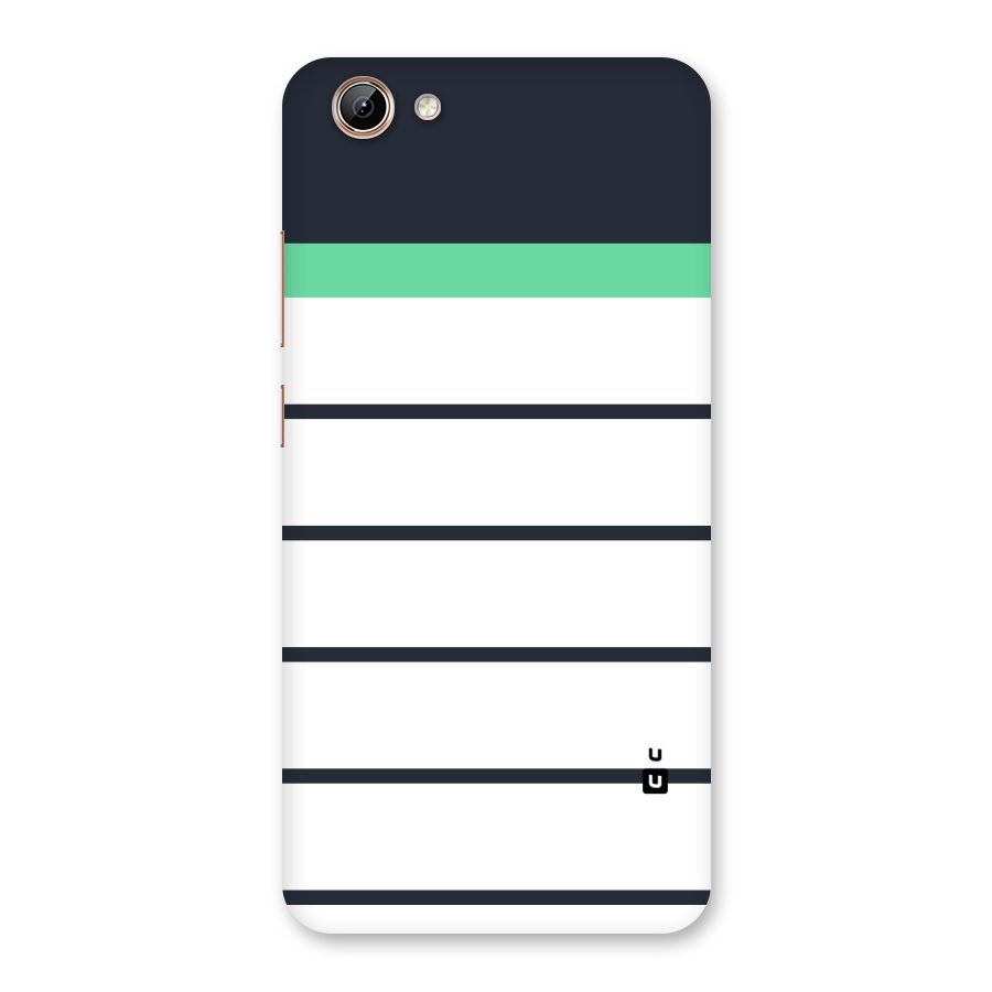 White and Simple Stripes Back Case for Vivo Y71i