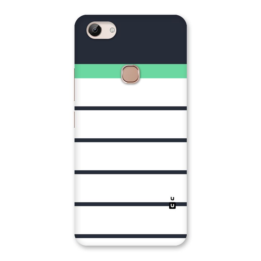 White and Simple Stripes Back Case for Vivo Y83