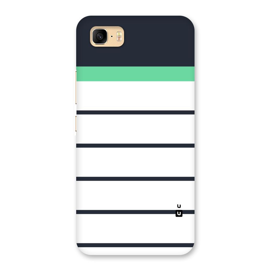 White and Simple Stripes Back Case for Zenfone 3s Max