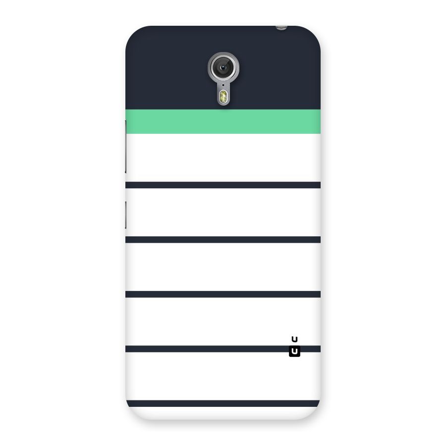 White and Simple Stripes Back Case for Zuk Z1
