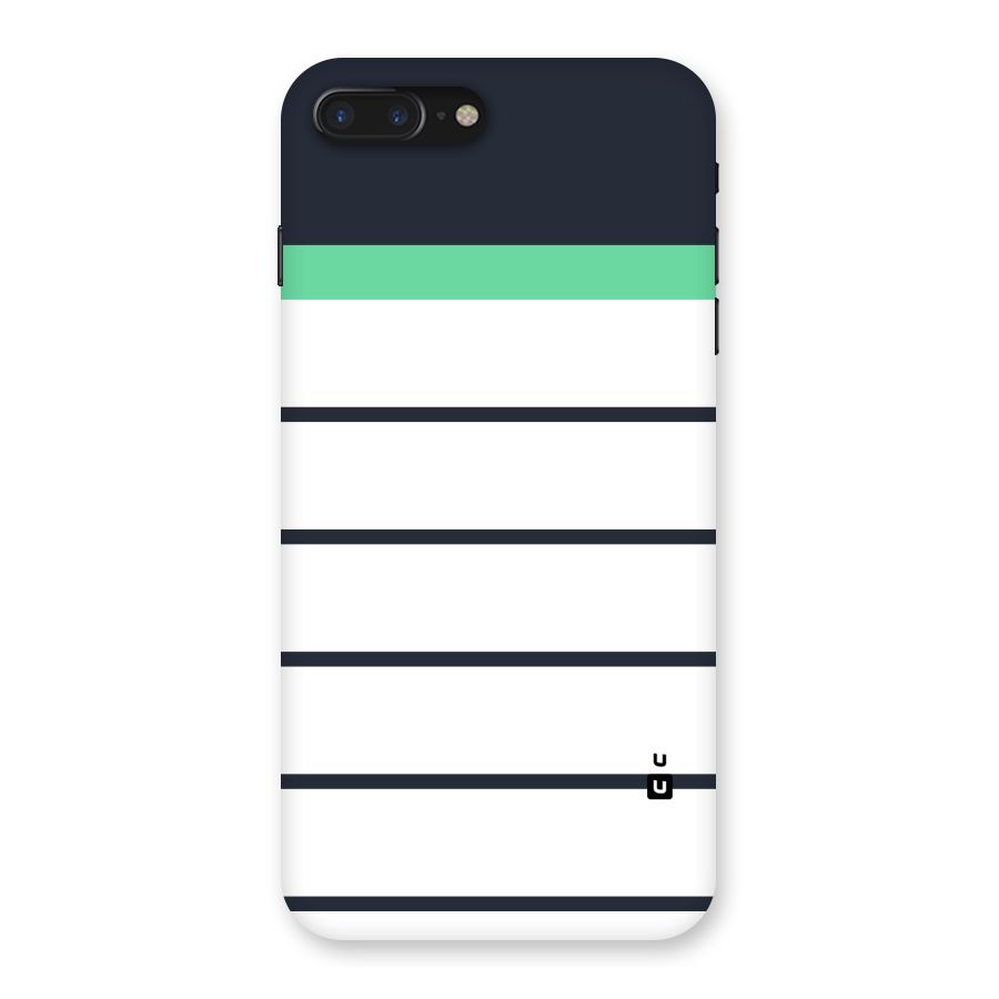 White and Simple Stripes Back Case for iPhone 7 Plus