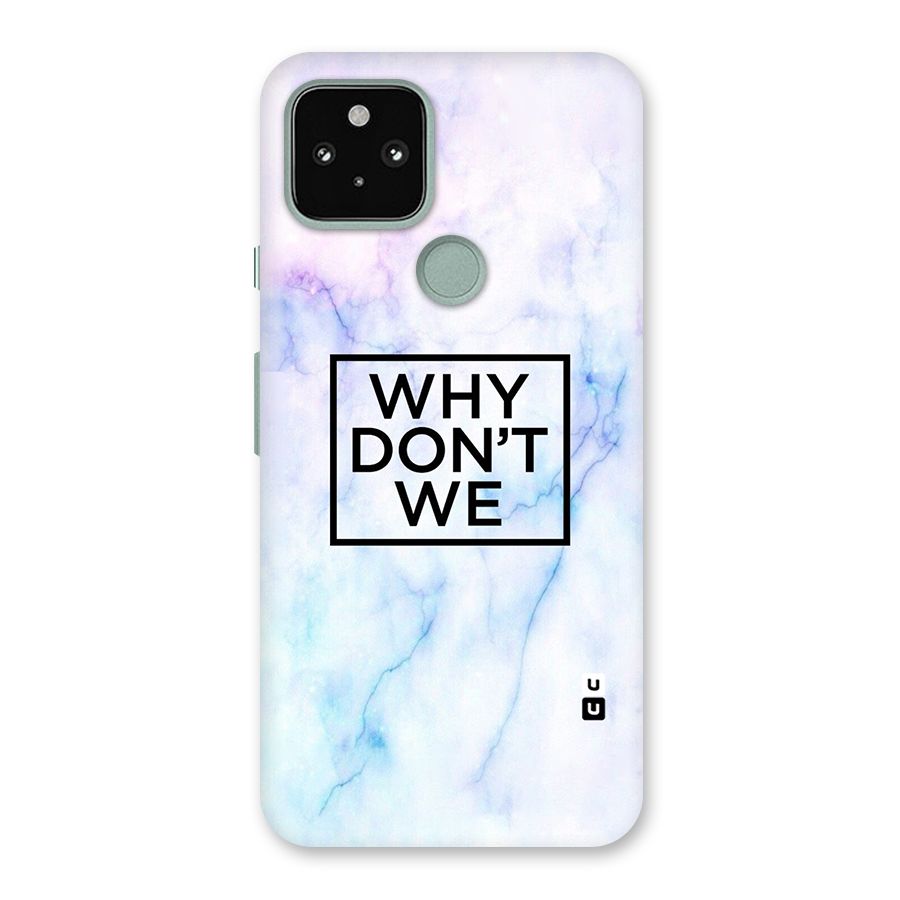 Why Dont We Back Case for Google Pixel 5