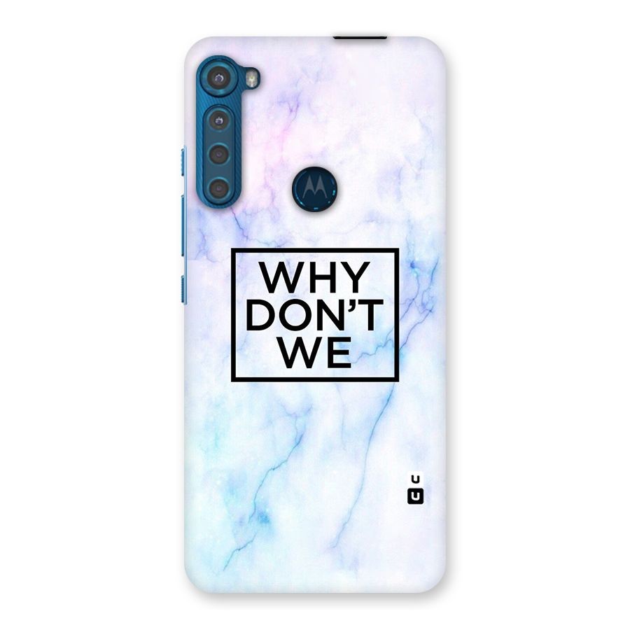 Why Dont We Back Case for Motorola One Fusion Plus