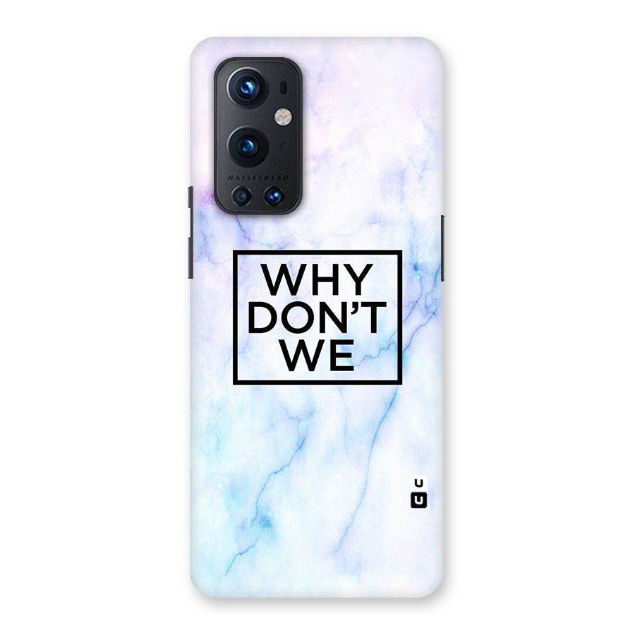 Why Dont We Back Case for OnePlus 9 Pro