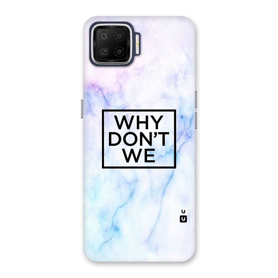 Why Dont We Back Case for Oppo F17