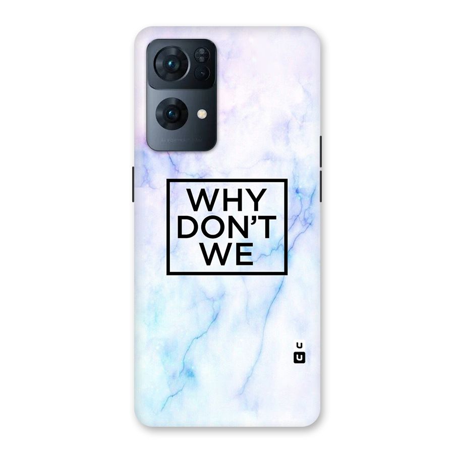 Why Dont We Back Case for Oppo Reno7 Pro 5G