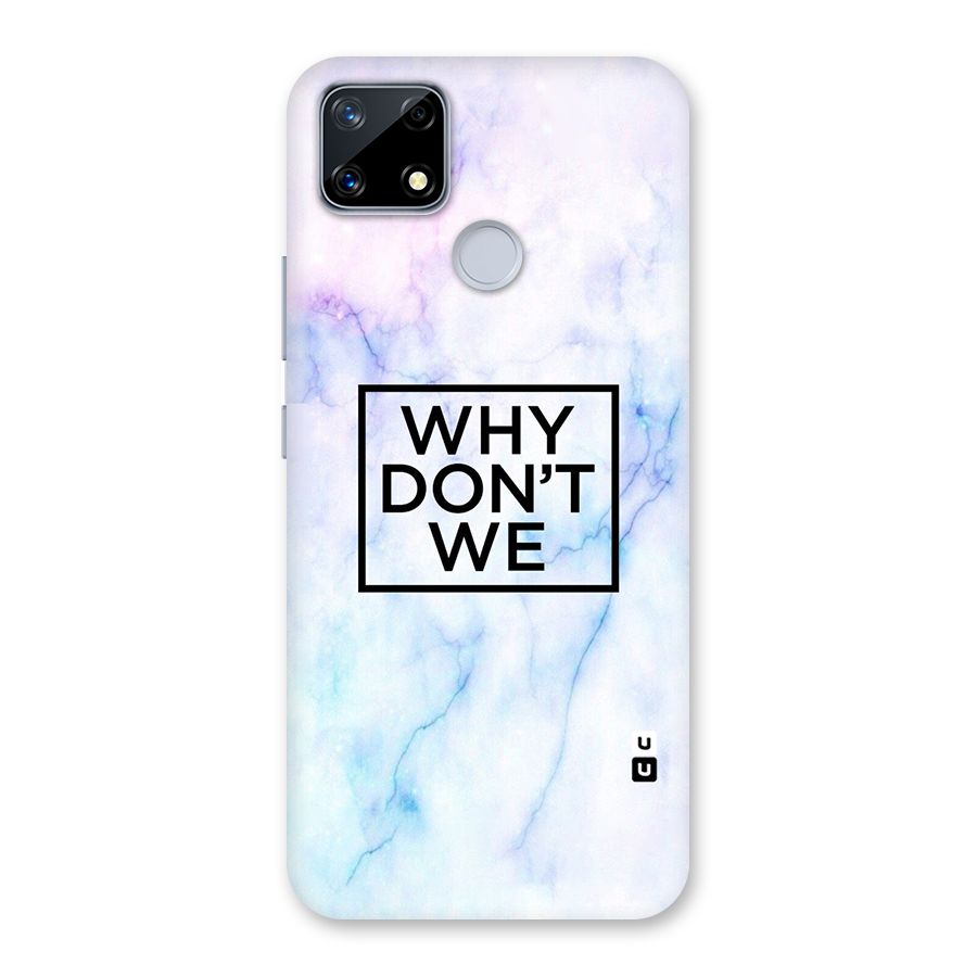 Why Dont We Back Case for Realme Narzo 20