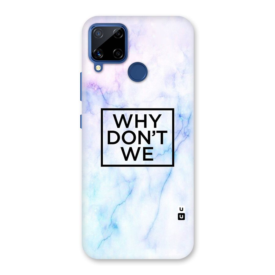 Why Dont We Back Case for Realme Narzo 30A
