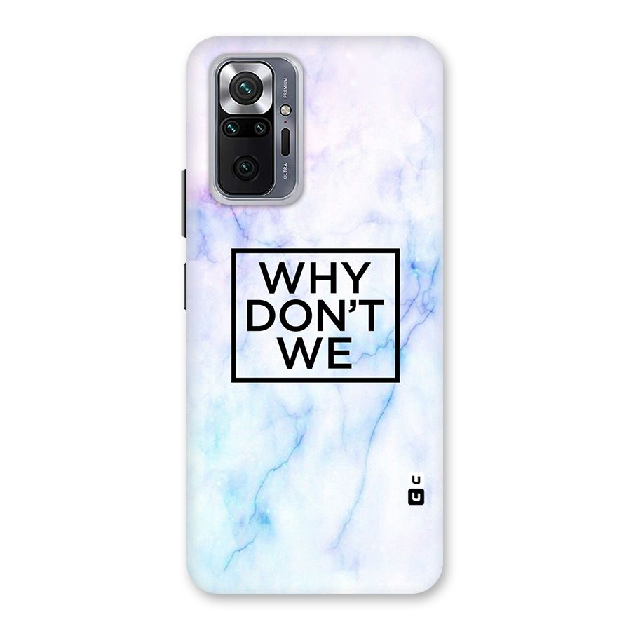 Why Dont We Back Case for Redmi Note 10 Pro Max