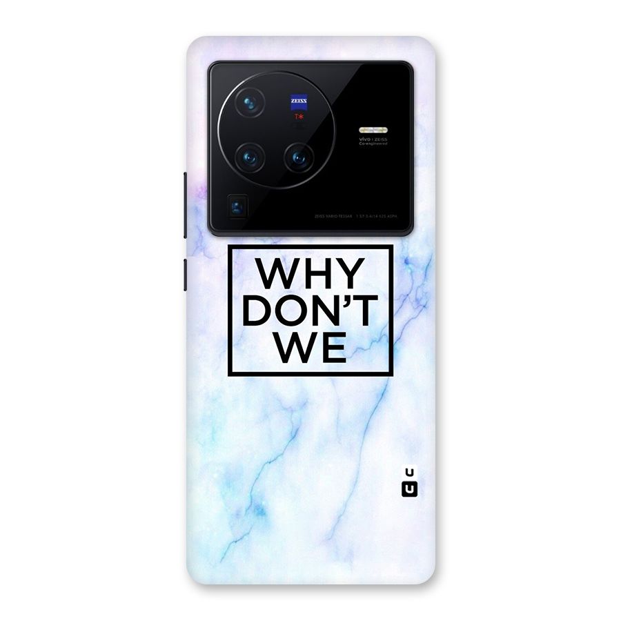 Why Dont We Back Case for Vivo X80 Pro