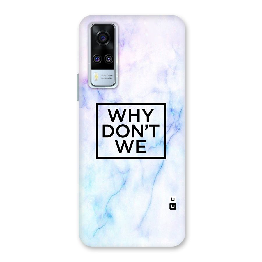 Why Dont We Back Case for Vivo Y31