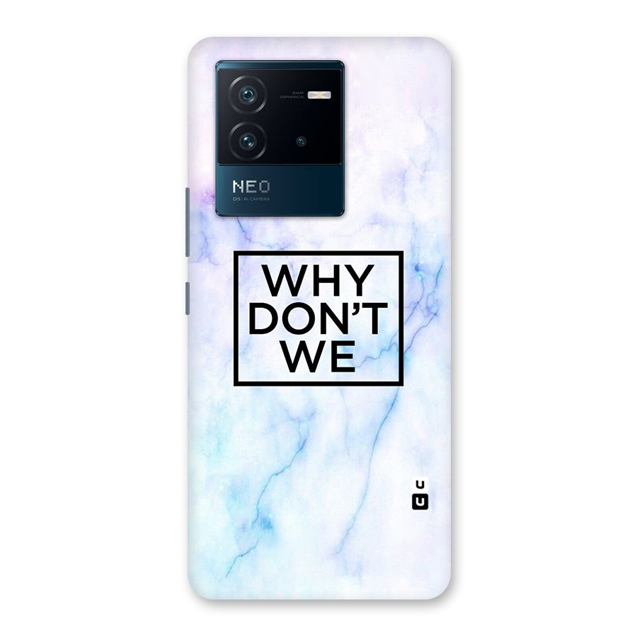 Why Dont We Back Case for Vivo iQOO Neo 6 5G