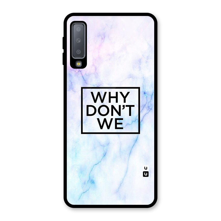 Why Dont We Glass Back Case for Galaxy A7 (2018)