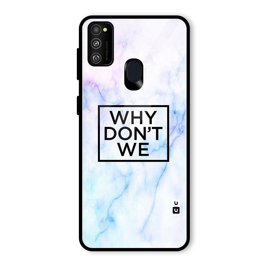 Why Dont We Glass Back Case for Galaxy M30s