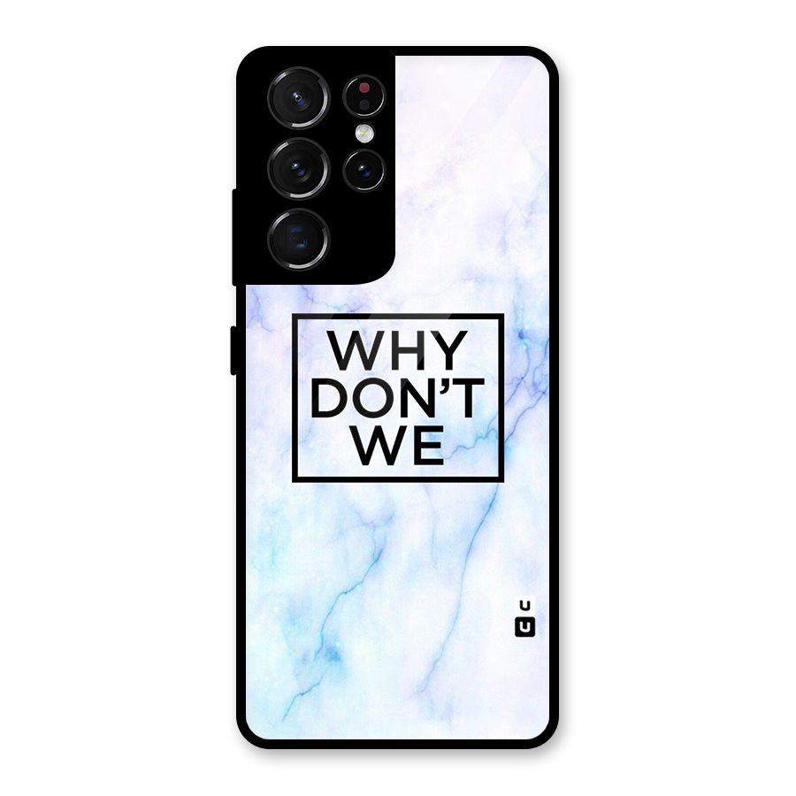 Why Dont We Glass Back Case for Galaxy S21 Ultra 5G