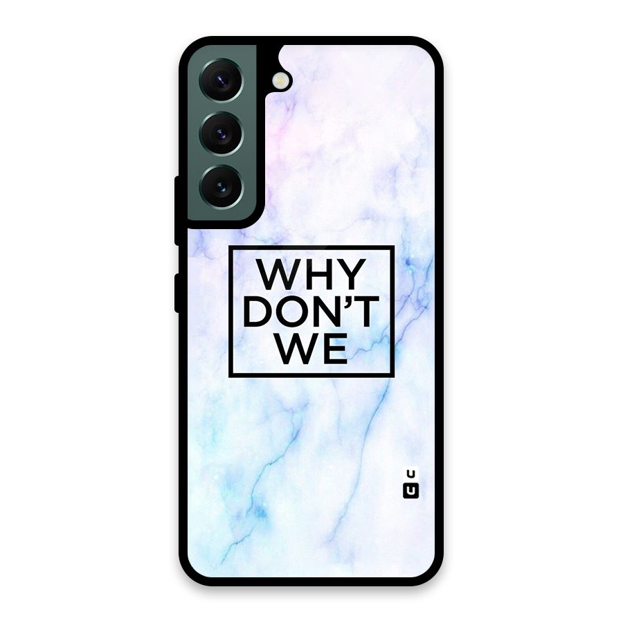 Why Dont We Glass Back Case for Galaxy S22 5G