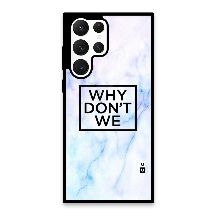 Why Dont We Glass Back Case for Galaxy S22 Ultra 5G