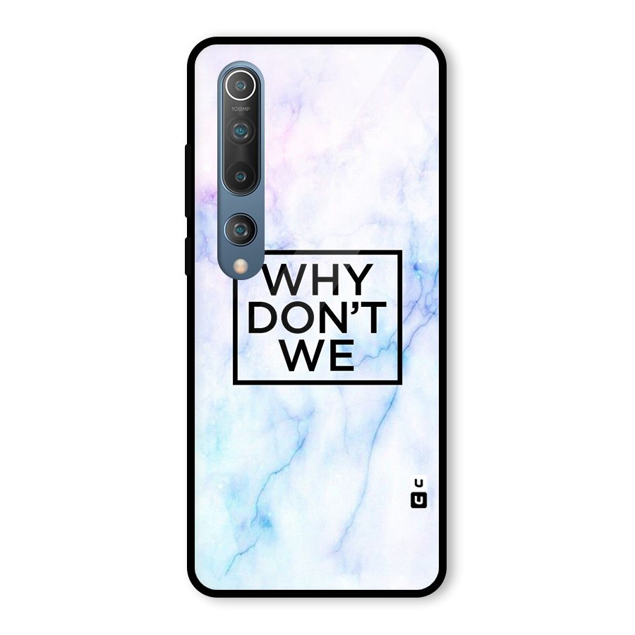 Why Dont We Glass Back Case for Mi 10