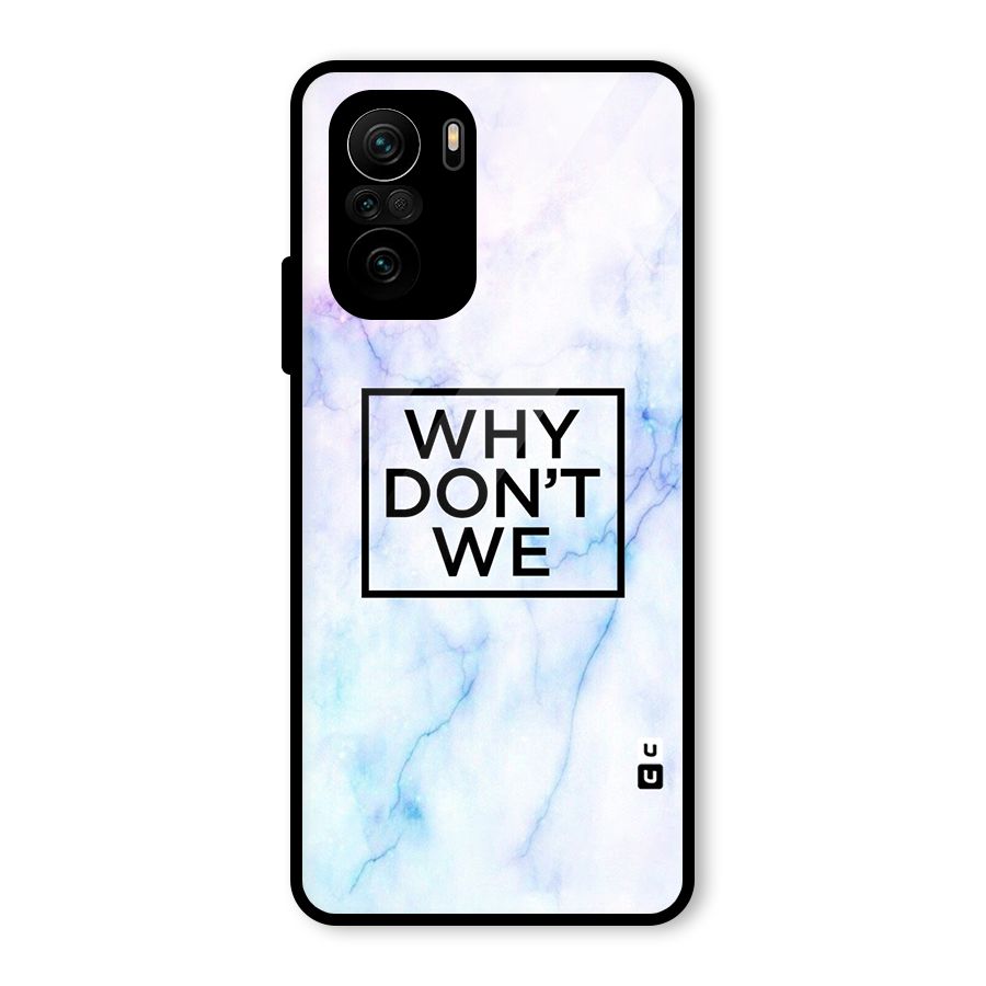 Why Dont We Glass Back Case for Mi 11X Pro