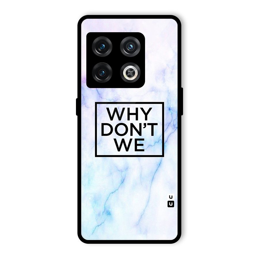 Why Dont We Glass Back Case for OnePlus 10 Pro 5G